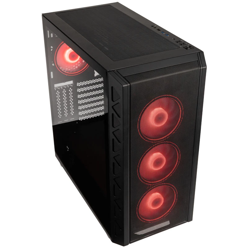 PC-Gehäuse Kolink Citadel Mesh ATX ARGB Midi-Tower – Schwarz, ATX-Miditower-Formfaktor