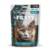 Nass-Katzenleckerli Pan Miesko Makrelenfilets Adult 100 g — Portions-Fischfilets, 25 % Protein, 70 % Feuchtigkeit