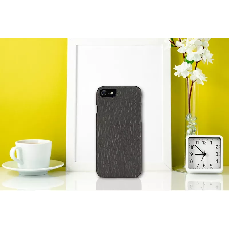 Handyhülle man and wood für iPhone 7/8 – schwarz Carvalho