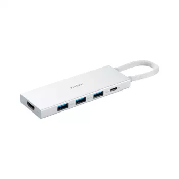 USB Hub Xiaomi XMDS05YM 5-in-1 Type-C USB 3.2 Gen 1 Weiß