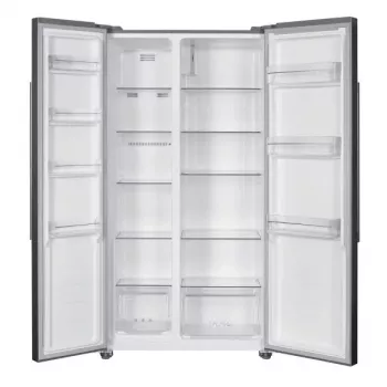 Side-by-Side-Kühlschrank MPM MPM-427-SBS-05/NL — 472 L, No Frost, Inverter, LED-Anzeige, Weiß, 900×1770×590 mm