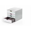 Durable VARICOLOR MIX 4 SAFE Grau Kunststoff 4 Schubladen