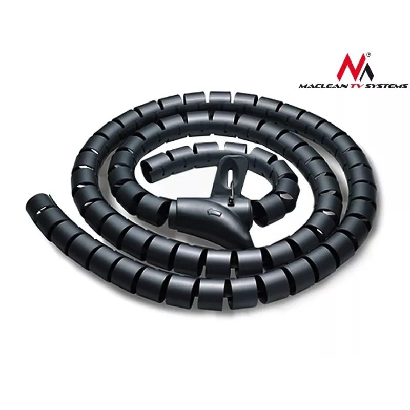 Kabel-Organisationshülle MACLEAN 2 m × 25 mm, elastisches Polypropylen, Drahtschutz