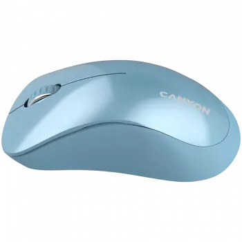 CANYON MW-11, 2,4 GHz kabellose Maus, mit 3 Tasten, DPI 1200, Batterie: AAA*2 Stück, Blau, 67*109*38 mm, 0,063 kg