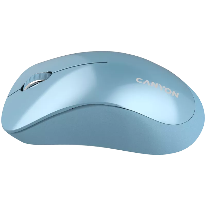 CANYON MW-11, 2,4 GHz kabellose Maus, mit 3 Tasten, DPI 1200, Batterie: AAA*2 Stück, Blau, 67*109*38 mm, 0,063 kg