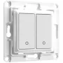 Wandschalter Shelly WS2 2-Kanal Weiß — Shelly WS2 wandmontierter 2-Kanal-WLAN-Schalter