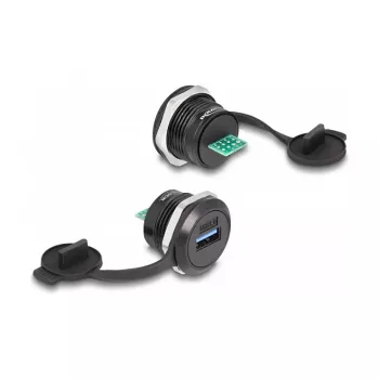 DeLOCK USB 3.2 Gen 1 Typ-A auf PCB-Einbaustecker Schwarz