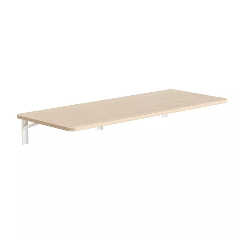 Wandmontiertes Klappregal MACLEAN MC-128 WD 100×40 cm Holzoptik
