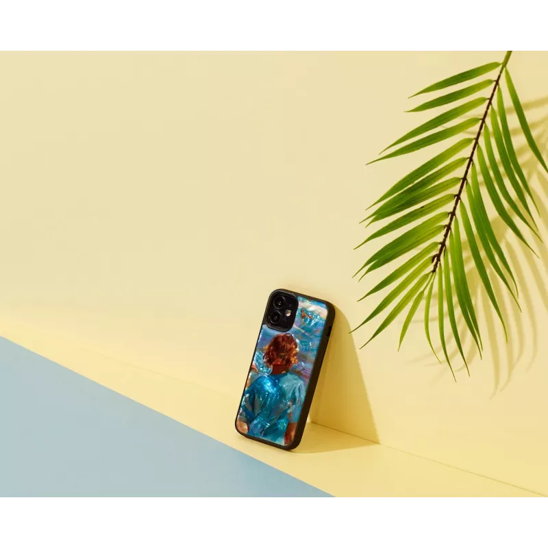 Schutzhülle iKins für Apple iPhone 12 mini mit Kinderstrand-Design