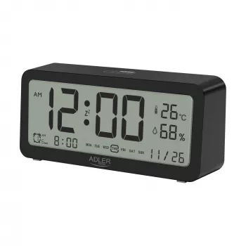 Adler | Wecker | AD 1195b | Weckfunktion | Schwarz