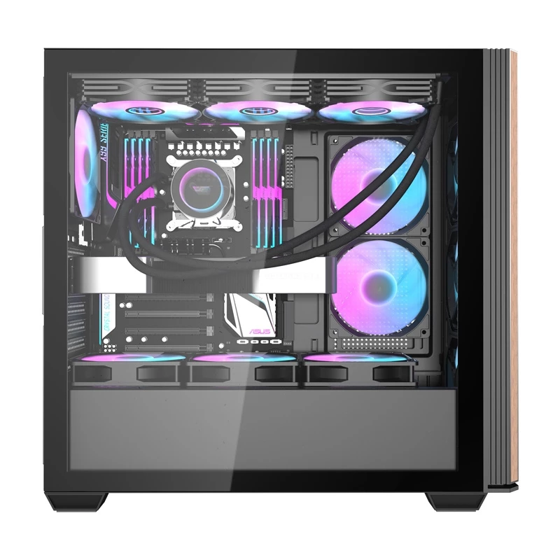Computer case Darkflash DS900WS ATX Schwarz
