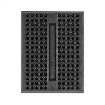 Breadboard DELOCK 18317 — Kunststoff-Steckbrett, lötfrei, 36×46×10 mm, schwarz