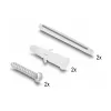 DeLOCK Glasfaser-Anschlussdose 2 x SC Simplex LC Duplex Weiß