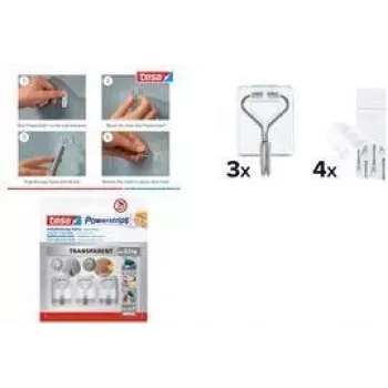 tesa Powerstrips Klebehaken für max. 0,5 kg, 3 St. (58620-00003-00)