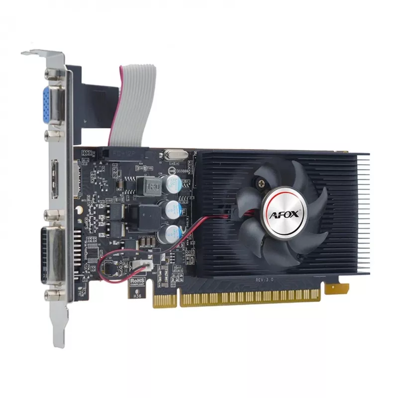 Grafikkarte AFOX AF240-1024D3L2 — NVIDIA GeForce GT 240, 1 GB GDDR3, 128-bit, PCIe 2.0