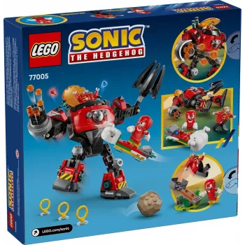 LEGO Konstruktionsspielzeug-Set Sonic the Hedgehog 77005 Knuckles vs Dr Eggman Egg Crusher Mech, 350 Teile, Alter 8+