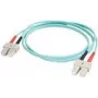 Glasfaser-Duplexkabel FISCHER C2G 10Gb 50/125 OM3 PVC 10Gb/s 50/125µm OM3 Duplex
