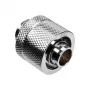 Alphacool Eiszapfen Connector gerade G1/4 Zoll AG auf 16/10mm - Chromsilber