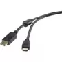 DisplayPort-zu-HDMI-Video-Audiokabel Renkforce 1,8 m – Digitale Verbindung für DP-Quelle zu HDMI-Display
