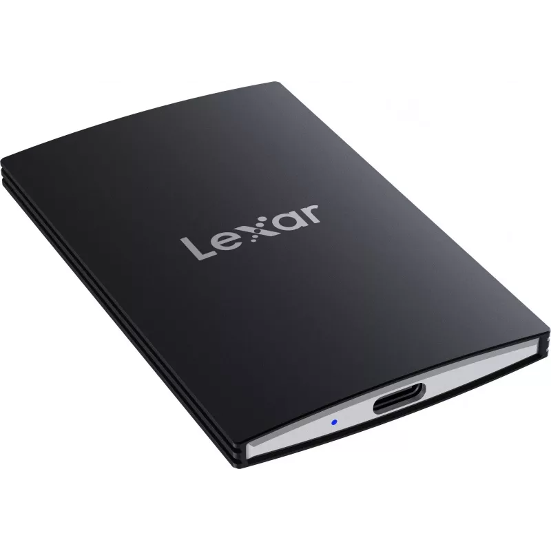 Tragbare SSD Lexar SL500 1 TB — USB Type-C, USB 3.2 Gen 2x2, bis zu 2000 MB/s, Aluminiumgehäuse, 0,043 kg, schwarz