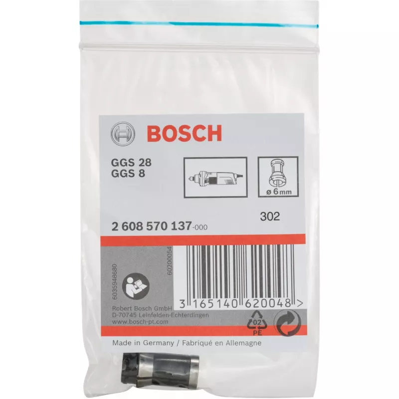Spannzange Ø 6 mm, ohne Spannmutter (für Geradschleifer GGS 8 / GGS 28)