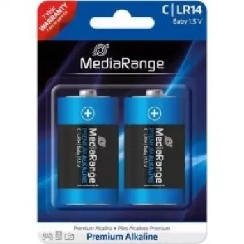 MediaRange Premium - Batterie 2 x LR14 / C Typ - Alkaline - 5960 mAh (MRBAT 108)