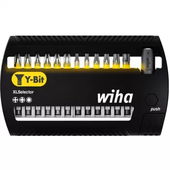 WIHA 41834 - Bit-Set XLSelector, 13-teilig gemischt, 50 mm, Y-Bit (41834)