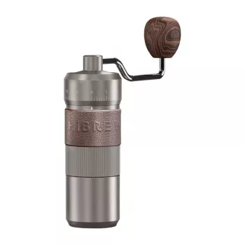 Manuelle Kaffeemühle HiBREW G4B mit einstellbarem Mahlgrad, handbetriebene Kegelmahlwerkmühle