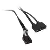 LAMPTRON Icecloud+ ARGB 120 mm Triple PWM-Lüfter-Kit - Schwarz
