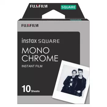 Instant Picture Film Fujifilm Instax Square 10 Blatt Monochrome