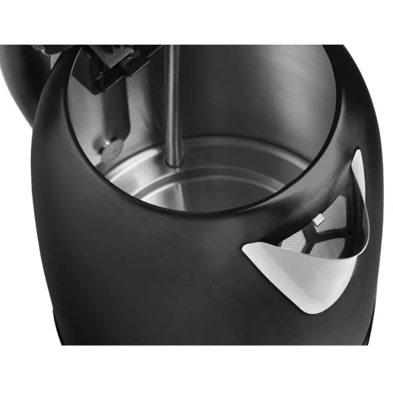Wasserkocher Concept Solution RK3245 — 1,7 l, 2200 W, Edelstahl, Schwarz