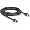 DeLOCK RJ45-Netzwerkkabel Cat.8.1 S/FTP 3 m 40 Gbit/s Schwarz
