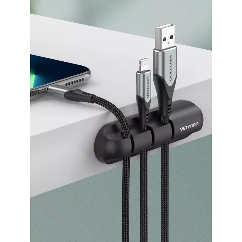 Vention 5 Ports Desktop Kabel Manager Schwarz