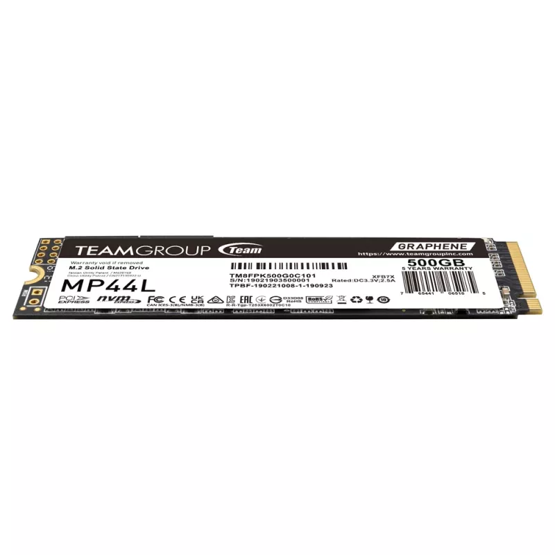 SSD-Laufwerk Team Group 500 GB M.2 PCI Express 4.0 NVMe TM8FPK500G0C101