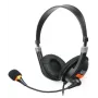 NATEC Drone Headset Kabelgebundenes Kopfband Telefonate/Musik Schwarz, Orange