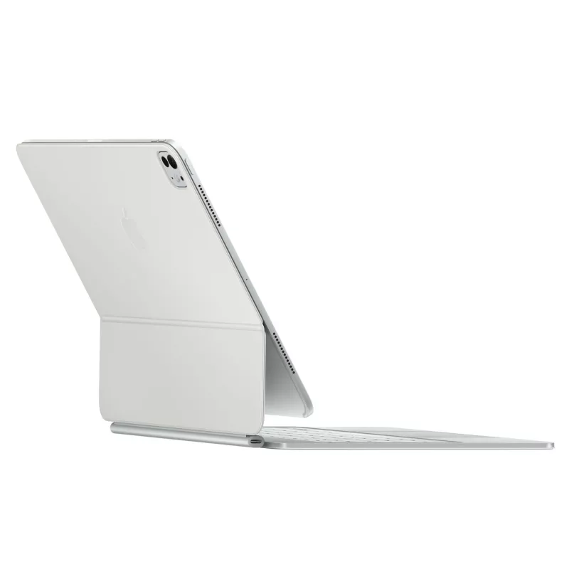 Apple Magic Tastatur für iPad Pro 13 Zoll M4 Deutsch Weiß QWERTZ Trackpad