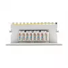 DeLOCK 10 Zoll Patch Panel 8 Port Cat.6A 1U grau