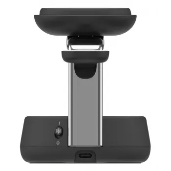 Indoor-Ladegerät Belkin UltraCharge Pro 25W Qi2 3-in-1 Magnetisches Ladegerät Charcoal