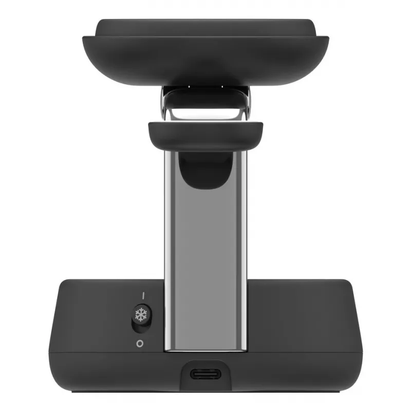 Indoor-Ladegerät Belkin UltraCharge Pro 25W Qi2 3-in-1 Magnetisches Ladegerät Charcoal