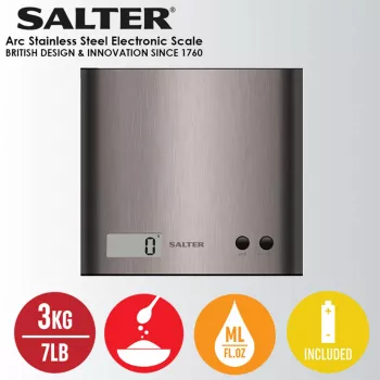 Küchenwaage Salter 1087 SSDRCEU16 Pro Silber