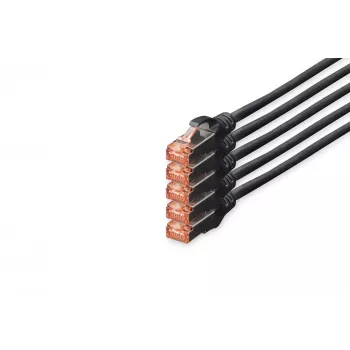 Netzwerkkabel Digitus CAT 6 S/FTP RJ-45 10 m schwarz