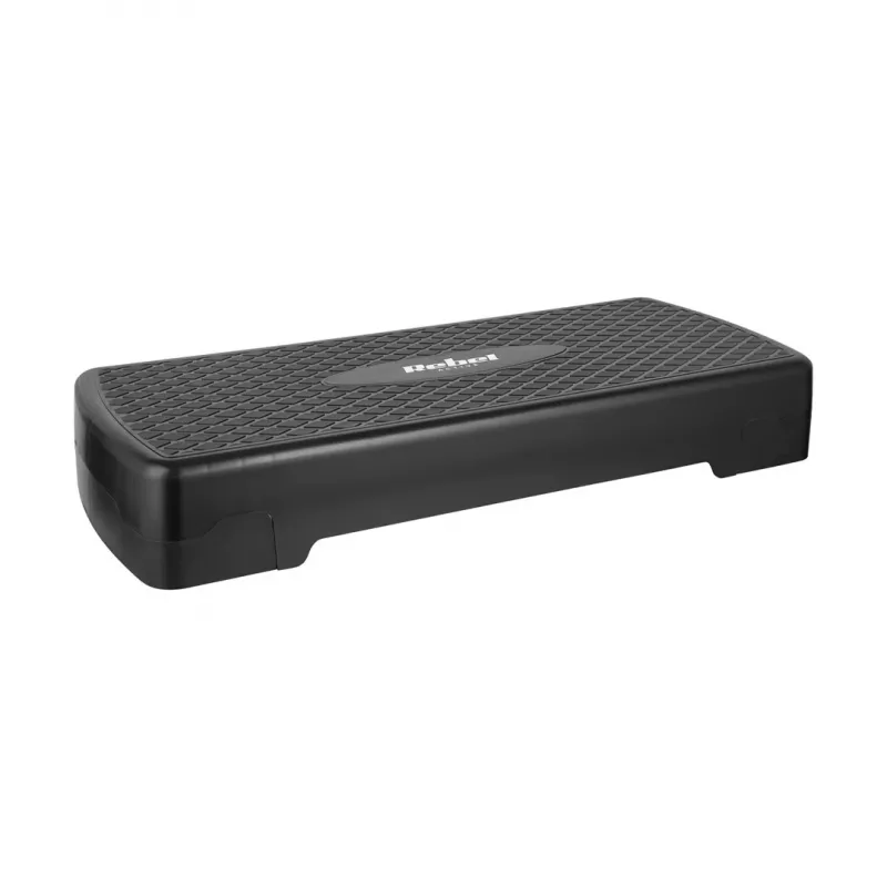 Rebel Fitness Step-Plattform – 3 Höhenstufen, Polypropylen, rutschfeste Oberfläche, 680×280 mm