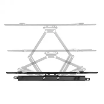 Manhattan Outdoor-Wandhalterung für Fernseher und Monitore, voll beweglich, für 37-65-Zoll-Bildschirme, VESA 200x200-600x400 mm, bis 50 kg, wetterfest, schwarz