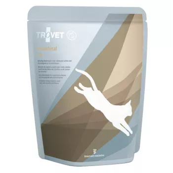 Nassfutter für Katzen TROVET Intestinal FRD 85 g – veterinärmedizinische Diät zur Darmunterstützung, Huhn, Protein 8 %, Fett 5 %, Feuchtigkeit 80 %