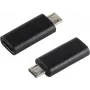 Kabeladapter S/CONN 14-05019 USB 2.0 MicroB USB 3.1 C Schwarz