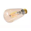 Smarte Glühbirne Tellur WiFi Filament E27 amber warmweiß dimmbar 6W 806lm
