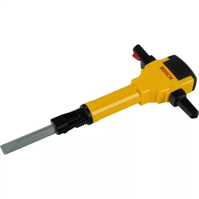 Theo Klein 8405 Bosch Abbruchhammer I batteriebetrieben mit Auf- und Abbewegung des Bohrers I mit Motorgeräusch und Blinklicht I Maße: 28 cm x 7 cm