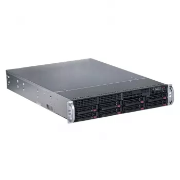 Server Case Supermicro 825TQC-R802LPB Rack Schwarz
