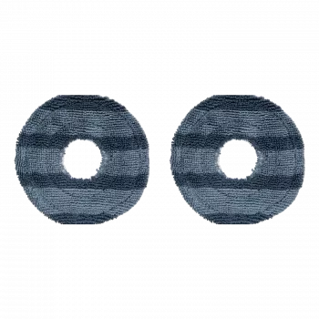 Ersatz-Wischtücher für Eufy C20 Serie Saugroboter, 2er-Pack, Grau/Blau
