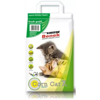 Certech Super Benek Corn Cat Fresh Grass - Mais-Katzenstreu klumpend 7 l